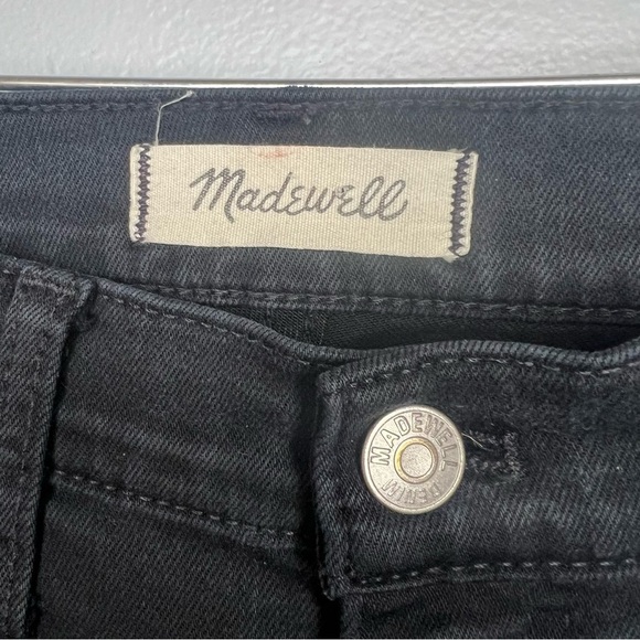 Madewell Women's Jeans 9" High Rise Skinny Jeans Sz 27 Black Cropped Ankle Fall - Picture 4 of 10